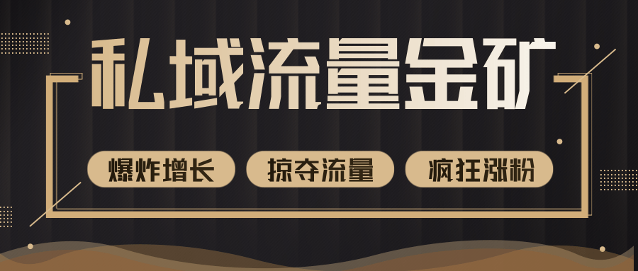 价值2200元私域流量的金矿，循环获取各大媒体精准流量，无限复制网红的精准流量！- 副业 - 兼职-冷颜学社