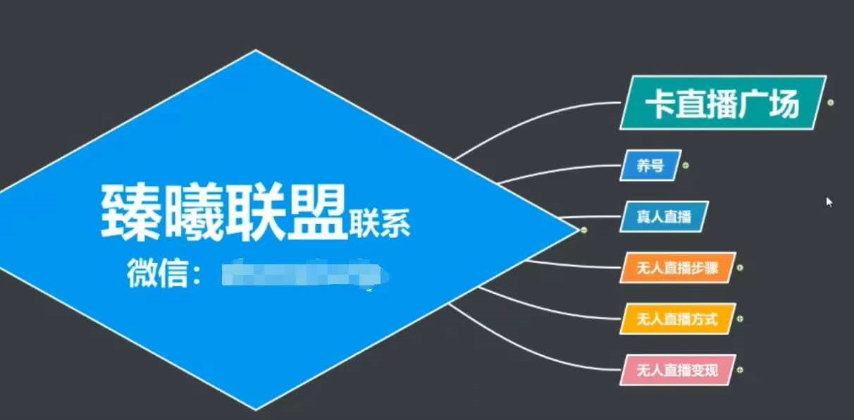 臻曦联盟，最新无人直播万人在线技术理原及详细操作步骤解析（视频教程）- 副业 - 兼职-冷颜学社
