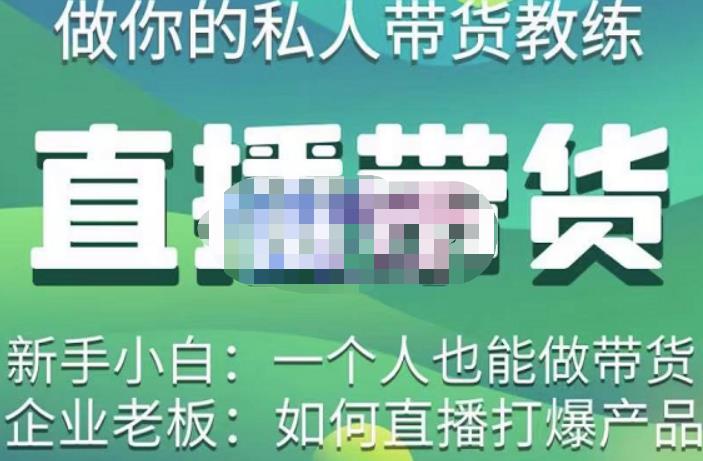 硬核传媒·直播带货（私人教练），实操实战教学，通俗易懂，学完后新手小白一个人也能做带货- 副业 - 兼职-冷颜学社