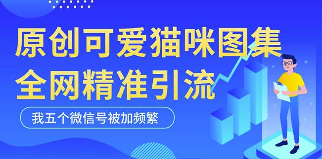 黑科技纯原创可爱猫咪图片，全网精准引流，实操5个VX号被加频繁- 副业 - 兼职-冷颜学社