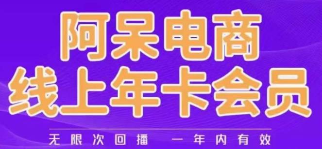 阿呆电商线上年会员，阿呆电商干货分享（更新中）- 副业 - 兼职-冷颜学社