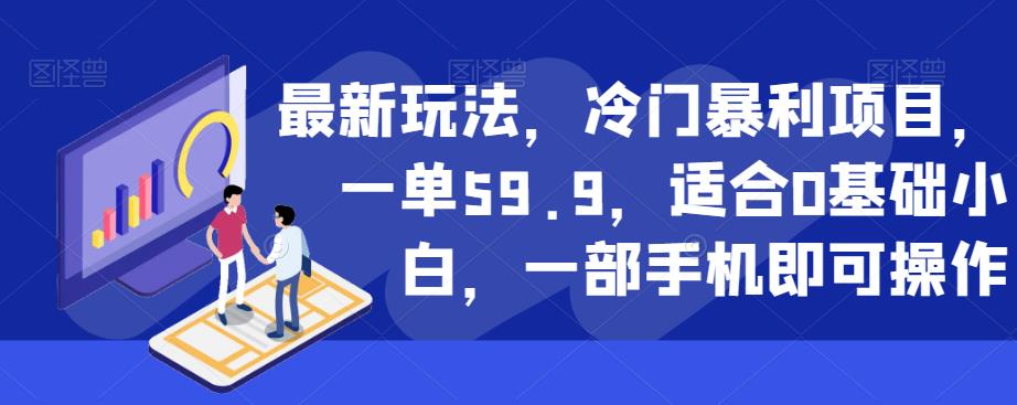 最新玩法，冷门暴利项目，一单59.9，适合0基础小白，一部手机即可操作【揭秘】- 副业 - 兼职-冷颜学社