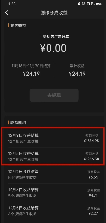 最新撸视频号‮作创‬者‮益收‬课程，测通了视频号分成计划，一天百来块- 副业 - 兼职-冷颜学社