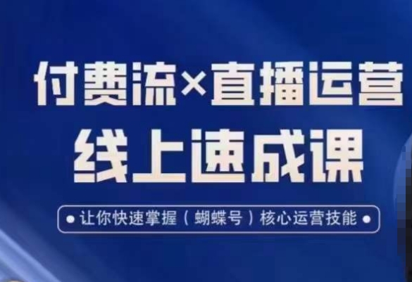 视频号付费流实操课程，付费流✖️直播运营速成课，让你快速掌握视频号核心运营技能- 副业 - 兼职-冷颜学社